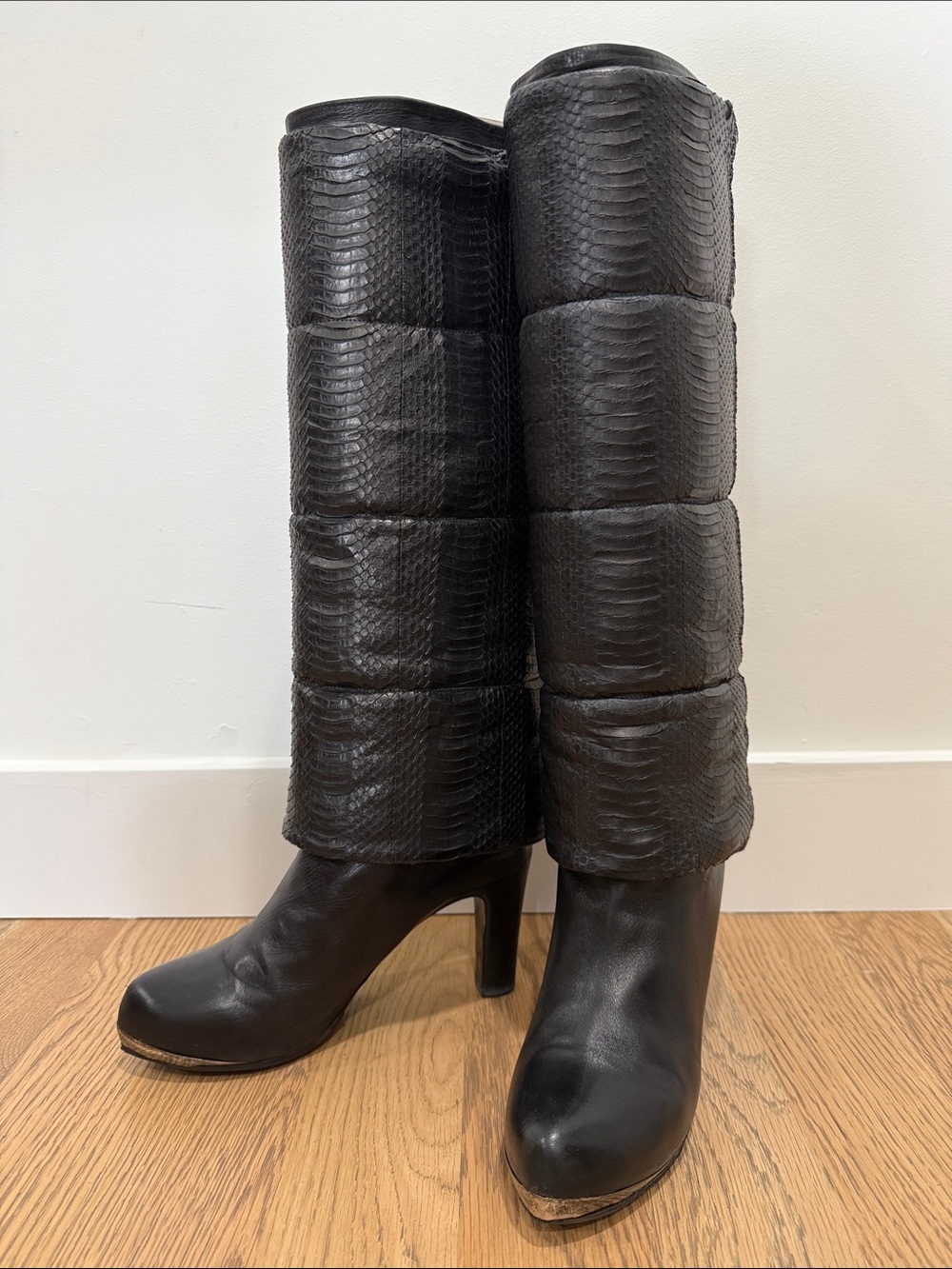 Devi Kroell Boots with Removable Python Sheath